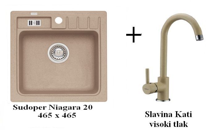 SUDOPER SA SLAVINOM NIAGARA 20 -KATI G55 BEŽ